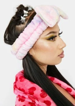 Outlet 🔔 The Creme Shop Tools & Accessories Tie Dye Teddy Headband 🥰 7 The Creme Shop Tools & Accessories Tie Dye Teddy Headband