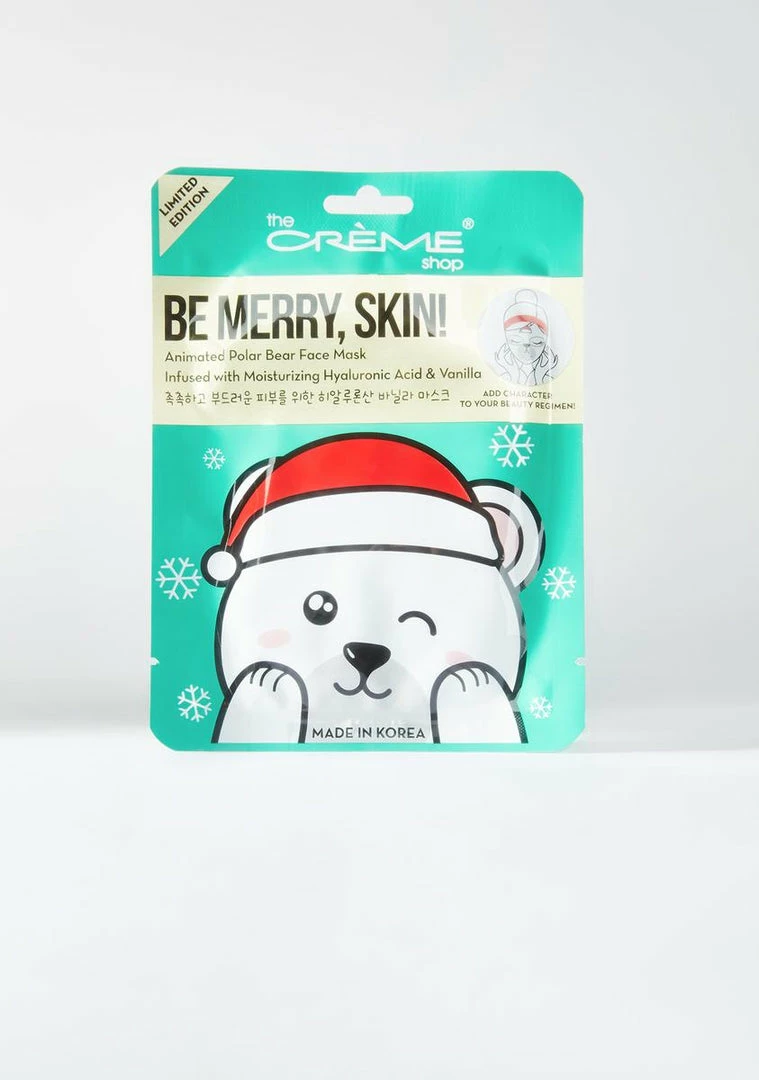Best Sale π The Creme Shop Face & Body Be Merry Skin! Animated Sheet Mask Polar Bear 7pc π 1 The Creme Shop Face & Body Be Merry Skin! Animated Sheet Mask Polar Bear 7pc