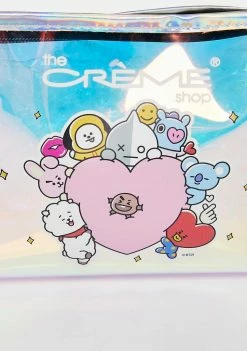 The Creme Shop Tools & Accessories BT21 Holographic Travel Pouch W/ Plushie Star