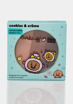 The Creme Shop SHOOKY Cookies & Creme Ultra-Pigmented Eyeshadow Trio