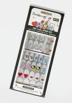 The Creme Shop X BT21 Universtar Gel Nail Strips Nails