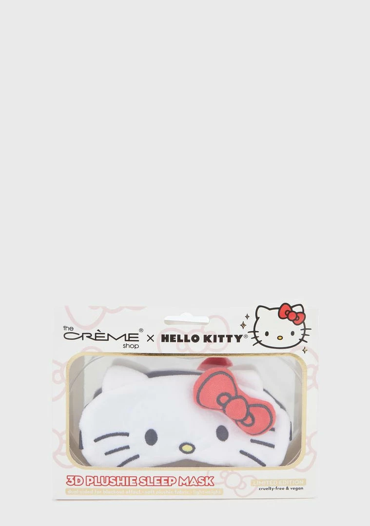 Wholesale 😉 The Creme Shop X Hello Kitty 3D Plushie Sleep Mask ✨ 3 The Creme Shop X Hello Kitty 3D Plushie Sleep Mask