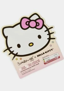 The Creme Shop Hello Kitty Ready To Glow Printed Essence Sheet Mask Face & Body