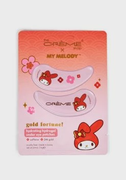 The Creme Shop Wellness My Melody Gold Fortune! Hydrating Hydrogel Under Eye Patches