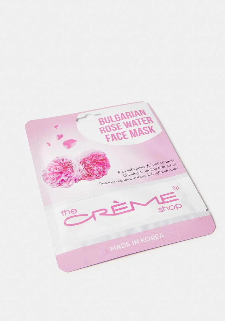 Best Pirce 🔥 The Creme Shop Bulgarian Rose Water Face Mask 🥰 1 The Creme Shop Bulgarian Rose Water Face Mask