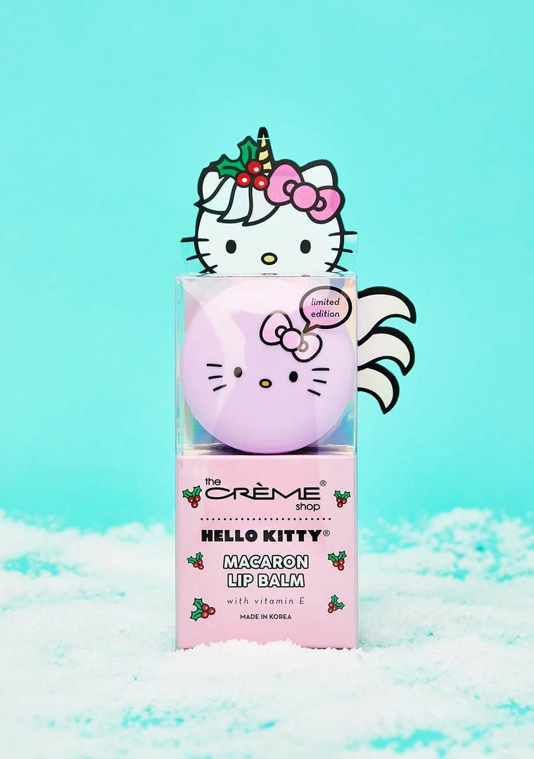 Top 10 🛒 The Creme Shop Hello Kitty Icing On The Cake Macaron Lip Balm Lips 😍 1 The Creme Shop Hello Kitty Icing On The Cake Macaron Lip Balm Lips