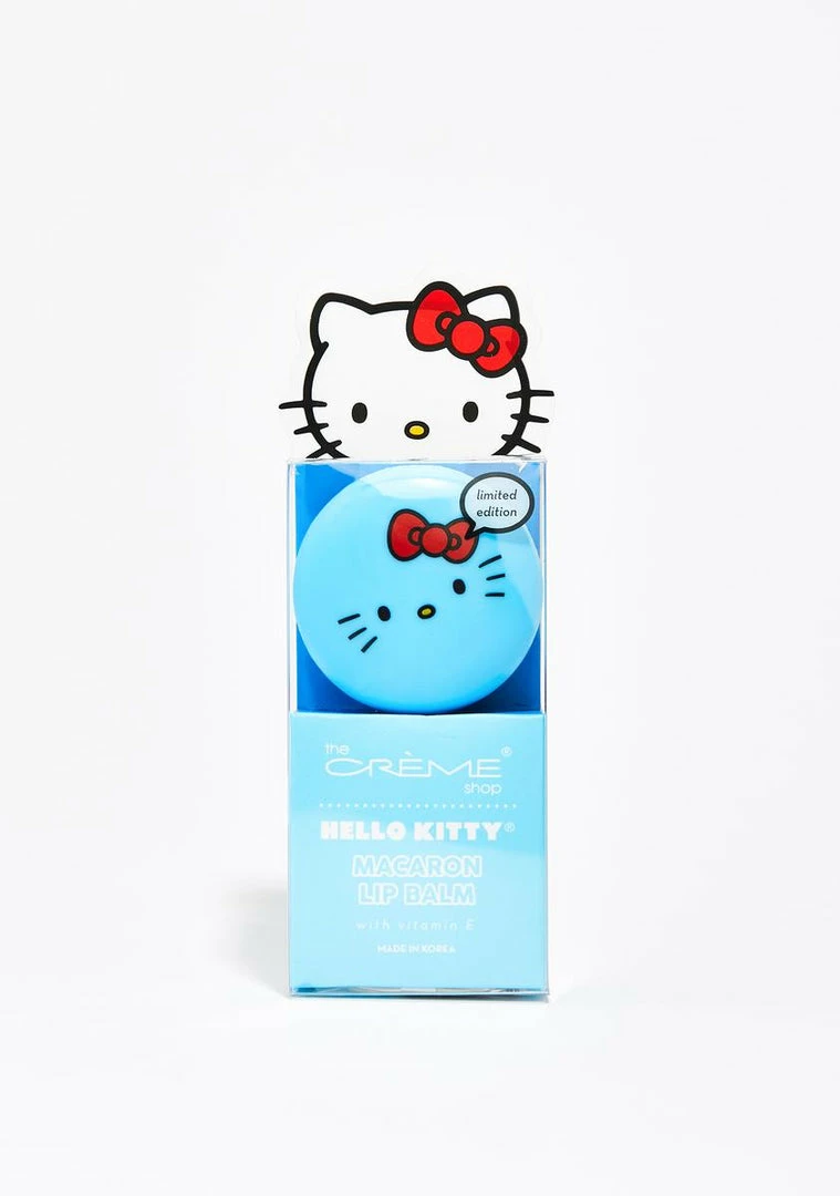 Deals 🧨 The Creme Shop Hello Kitty Mint Macaron Lip Balm ✨ 1 The Creme Shop Hello Kitty Mint Macaron Lip Balm
