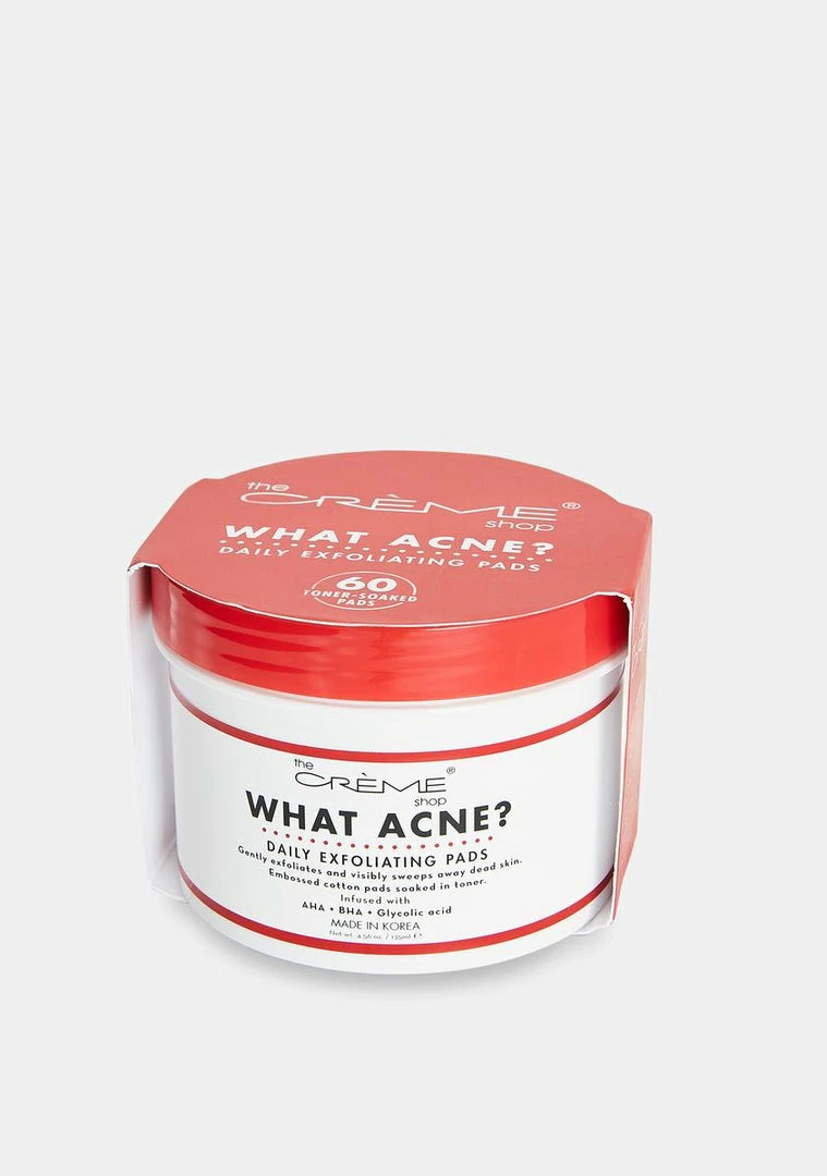 Wholesale 🔥 The Creme Shop What Acne? Daily Exfoliating Pads Face & Body 🥰 1 The Creme Shop What Acne? Daily Exfoliating Pads Face & Body