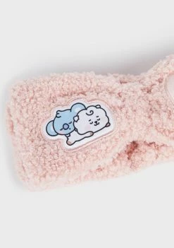 The Creme Shop Hair Accessories Rosy Blush BT21 Spa Teddy Headyband