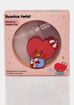 The Creme Shop Eyeshadow Palette TATA Licorice Twist Ultra-Pigmented Eyeshadow Trio