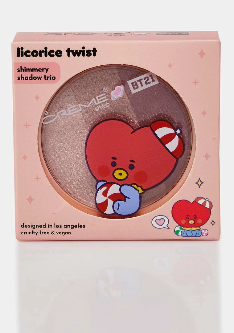 Budget ✔️ The Creme Shop Eyeshadow Palette TATA Licorice Twist Ultra-Pigmented Eyeshadow Trio ⭐ 2 The Creme Shop Eyeshadow Palette TATA Licorice Twist Ultra-Pigmented Eyeshadow Trio