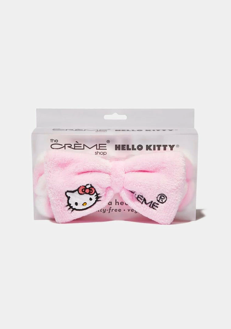 Wholesale 💯 The Creme Shop Tools & Accessories X Hello Kitty Striped 3D Bow Headband ⭐ 2 The Creme Shop Tools & Accessories X Hello Kitty Striped 3D Bow Headband