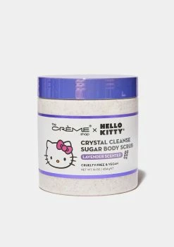 The Creme Shop X Hello Kitty Crystal Cleanse Lavender Body Scrub