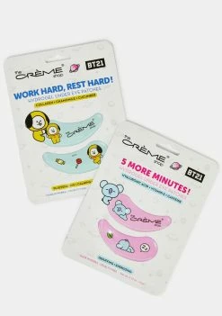 The Creme Shop Face & Body X BT21 Work Hard Rest Hard Under Eye Patches