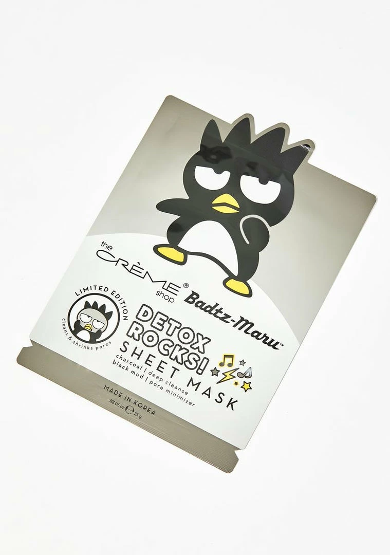 Deals π The Creme Shop Face & Body Detox Rocks Badtz-Maru Mask 𧨠1 The Creme Shop Face & Body Detox Rocks Badtz-Maru Mask