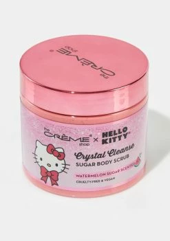 The Creme Shop X Hello Kitty Crystal Cleanse Watermelon Body Scrub