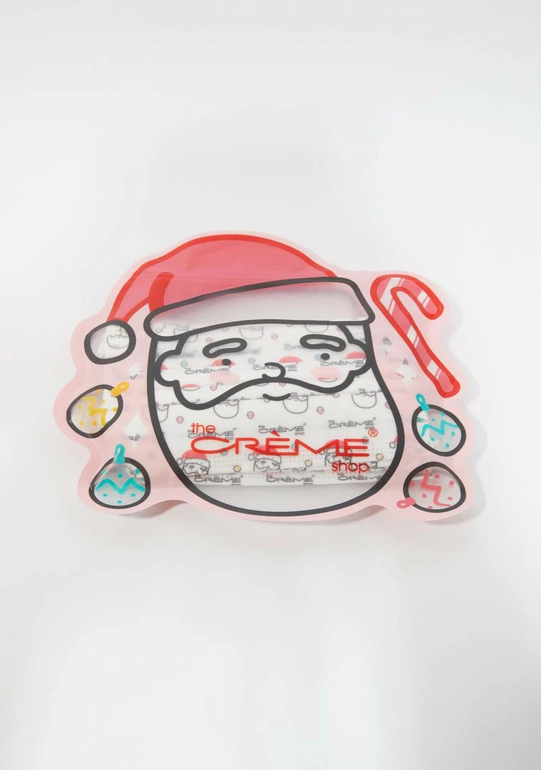 Best Sale ⌛ The Creme Shop Ho Ho Ho Disposable Protective Face Masks ⭐ 2 The Creme Shop Ho Ho Ho Disposable Protective Face Masks