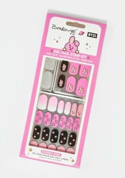 The Creme Shop X BT21 Energy Pink Gel Nail Strips