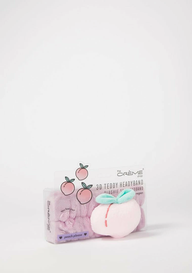Hot Sale 🌟 The Creme Shop Tools & Accessories 3D Peach Teddy Headyband ❤️ 2 The Creme Shop Tools & Accessories 3D Peach Teddy Headyband