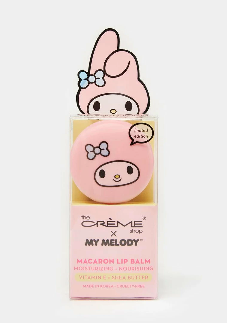 Cheapest 𧨠The Creme Shop My Melody Strawberry Banana Macaron Lip Balm π₯ 3 The Creme Shop My Melody Strawberry Banana Macaron Lip Balm