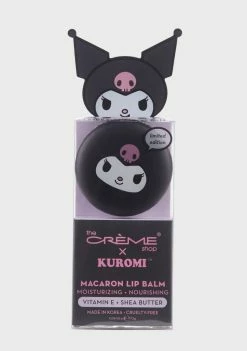 Coupon 🧨 The Creme Shop X Kuromi Raspberry Cream Puff Macaron Lip Balm 🧨 5 The Creme Shop X Kuromi Raspberry Cream Puff Macaron Lip Balm