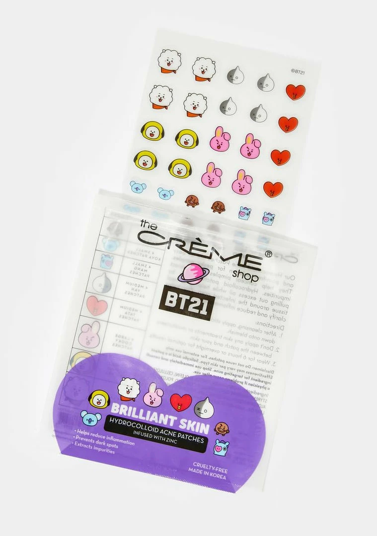 Cheapest π The Creme Shop X BT21 Brilliant Skin Hydrocolloid Acne Patches βοΈ 2 The Creme Shop X BT21 Brilliant Skin Hydrocolloid Acne Patches