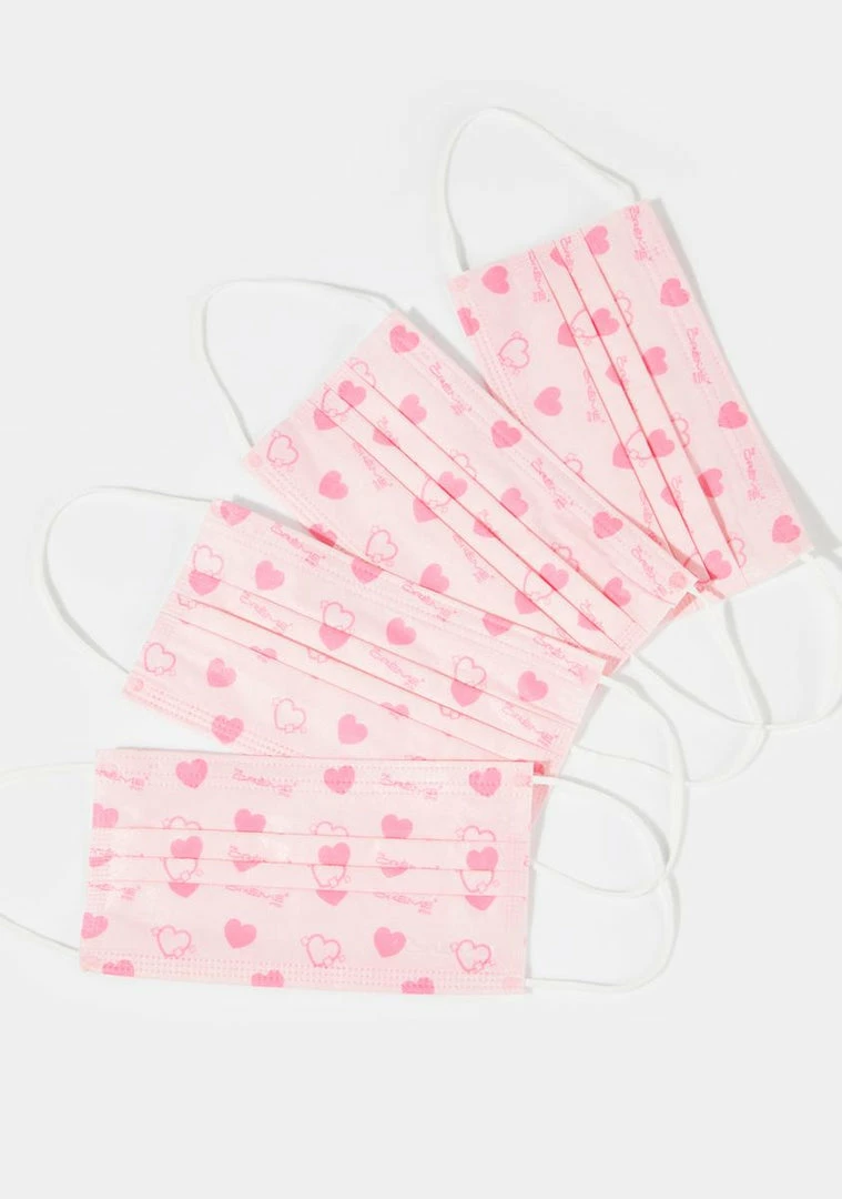 New π The Creme Shop Heart's Content Disposable Face Masks β 1 The Creme Shop Heart's Content Disposable Face Masks