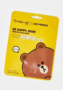 The Crème Shop Store 15 The Creme Shop X BT21 Be Happy, Skin! Sheet Mask Face & Body