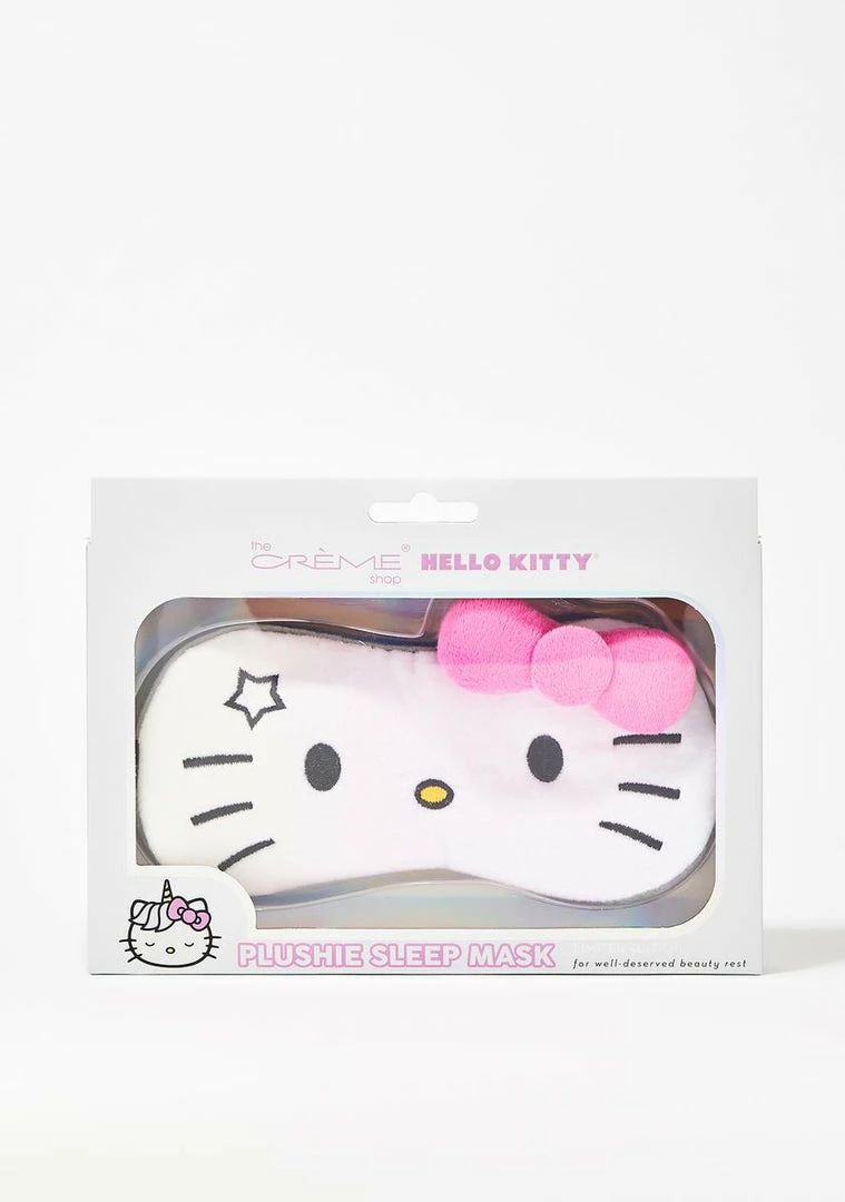 Brand new ⭐ The Creme Shop Hello Kitty Unicorn Plushie Sleep Mask ⭐ 4 The Creme Shop Hello Kitty Unicorn Plushie Sleep Mask