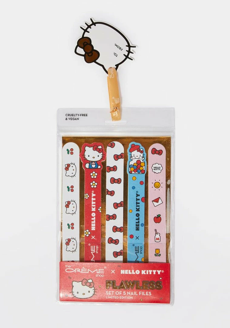 Wholesale ⌛ The Creme Shop X Hello Kitty 5 Piece Multi Nail File Set ✔️ 3 The Creme Shop X Hello Kitty 5 Piece Multi Nail File Set