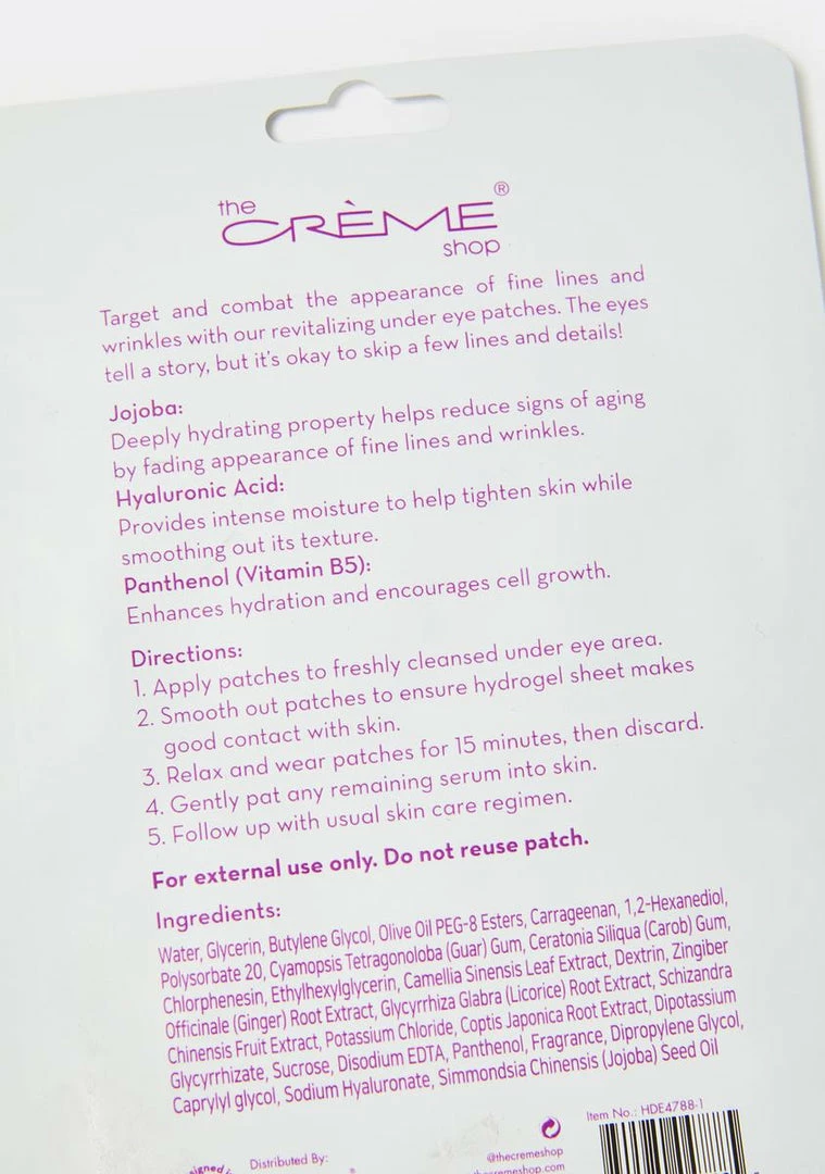 Budget π The Creme Shop How Do Eye Look Vibrant Eye Patches Wellness π 3 The Creme Shop How Do Eye Look Vibrant Eye Patches Wellness
