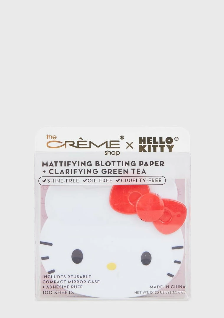 New π The Creme Shop Hello Kitty Blotting Paper And Mirror Compact Face & Body π 4 The Creme Shop Hello Kitty Blotting Paper And Mirror Compact Face & Body
