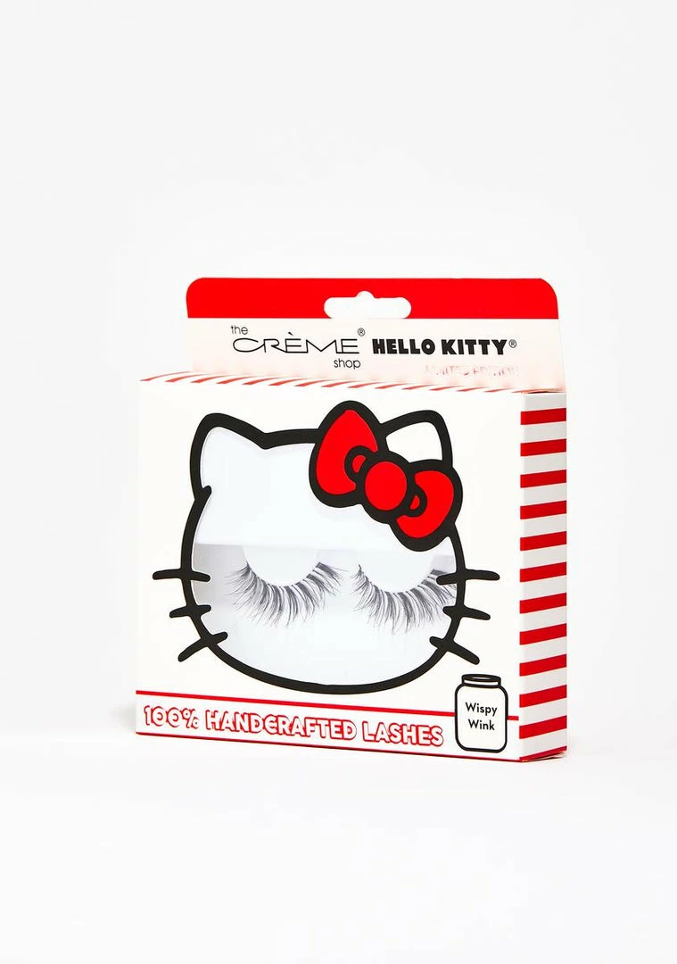 Best Sale ⌛ The Creme Shop Eyes Wispy Wink Hello Kitty Lashes 🔔 1 The Creme Shop Eyes Wispy Wink Hello Kitty Lashes