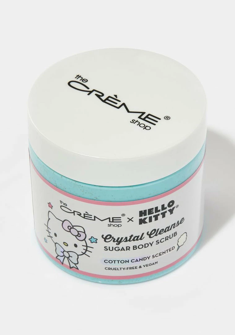 Discount π The Creme Shop X Hello Kitty Crystal Cleanse Cotton π¬ Candy Body Scrub Face & Body π 2 The Creme Shop X Hello Kitty Crystal Cleanse Cotton Candy Body Scrub Face & Body