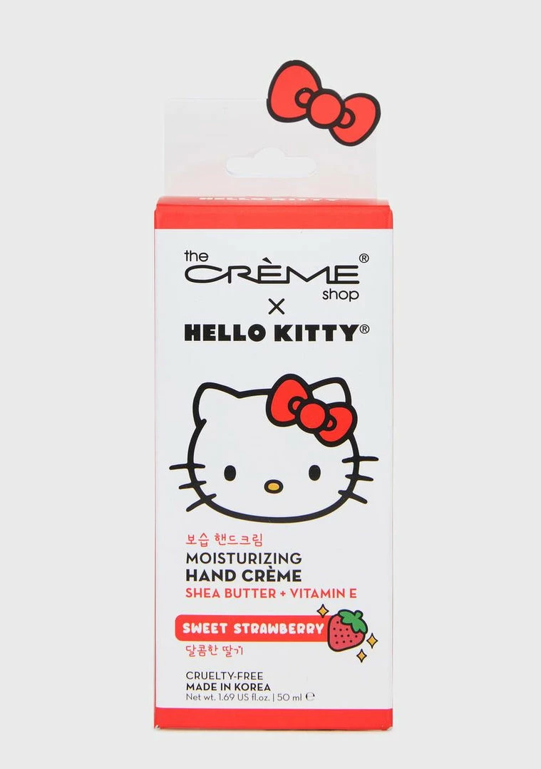 Promo π The Creme Shop Sweet Strawberry Hello Kitty Hand Creme β 3 The Creme Shop Sweet Strawberry Hello Kitty Hand Creme
