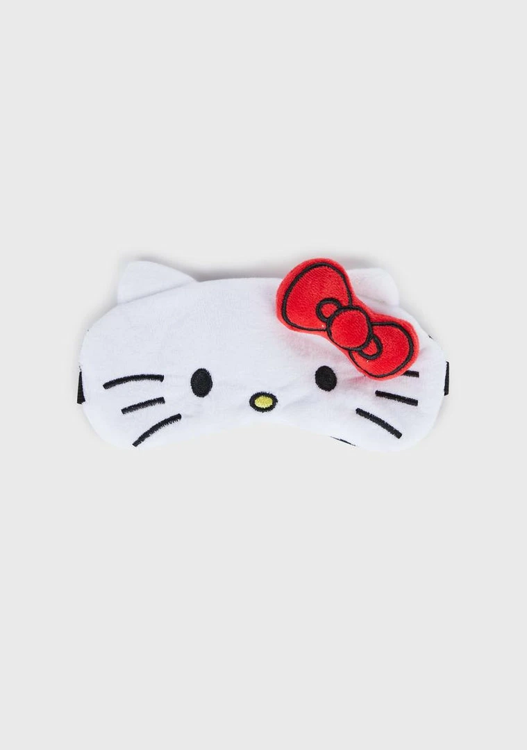 Wholesale 😉 The Creme Shop X Hello Kitty 3D Plushie Sleep Mask ✨ 1 The Creme Shop X Hello Kitty 3D Plushie Sleep Mask