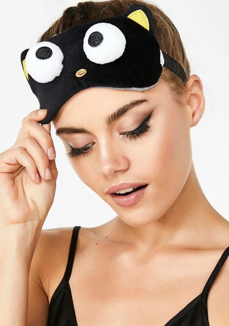 New ✔️ The Creme Shop Tools & Accessories Chococat Plushie Sleep Mask 😉 1 The Creme Shop Tools & Accessories Chococat Plushie Sleep Mask
