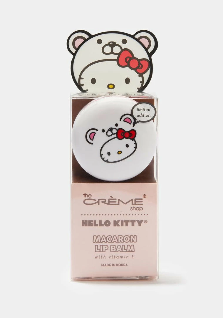 Hot Sale π€© The Creme Shop Hello Kitty Macaron Lip Balm White Chocolate π 1 The Creme Shop Hello Kitty Macaron Lip Balm White Chocolate