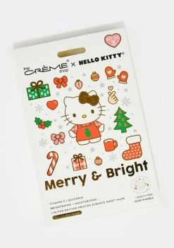 The Creme Shop X Hello Kitty Merry & Bright Sheet Mask 3 Pack Face & Body