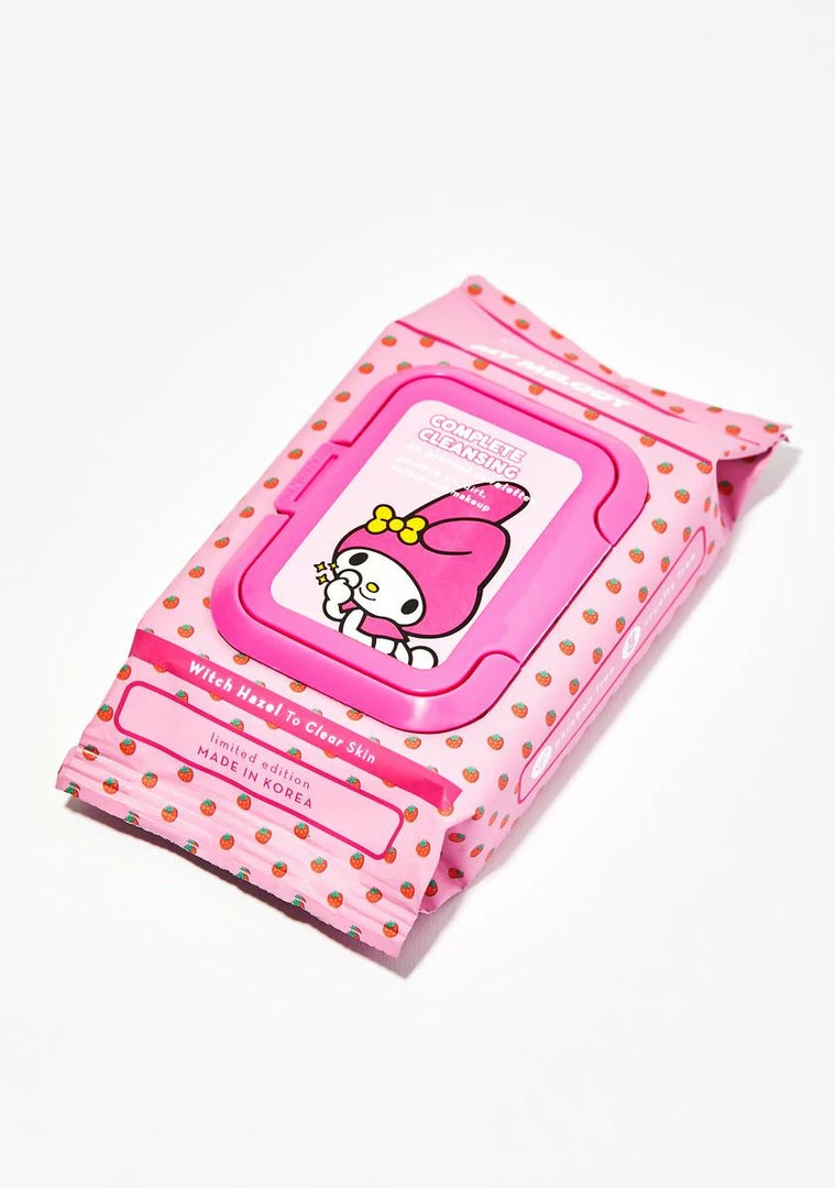 Cheapest 🎉 The Creme Shop Face & Body My Melody Cleansing Towelettes ⌛ 1 The Creme Shop Face & Body My Melody Cleansing Towelettes