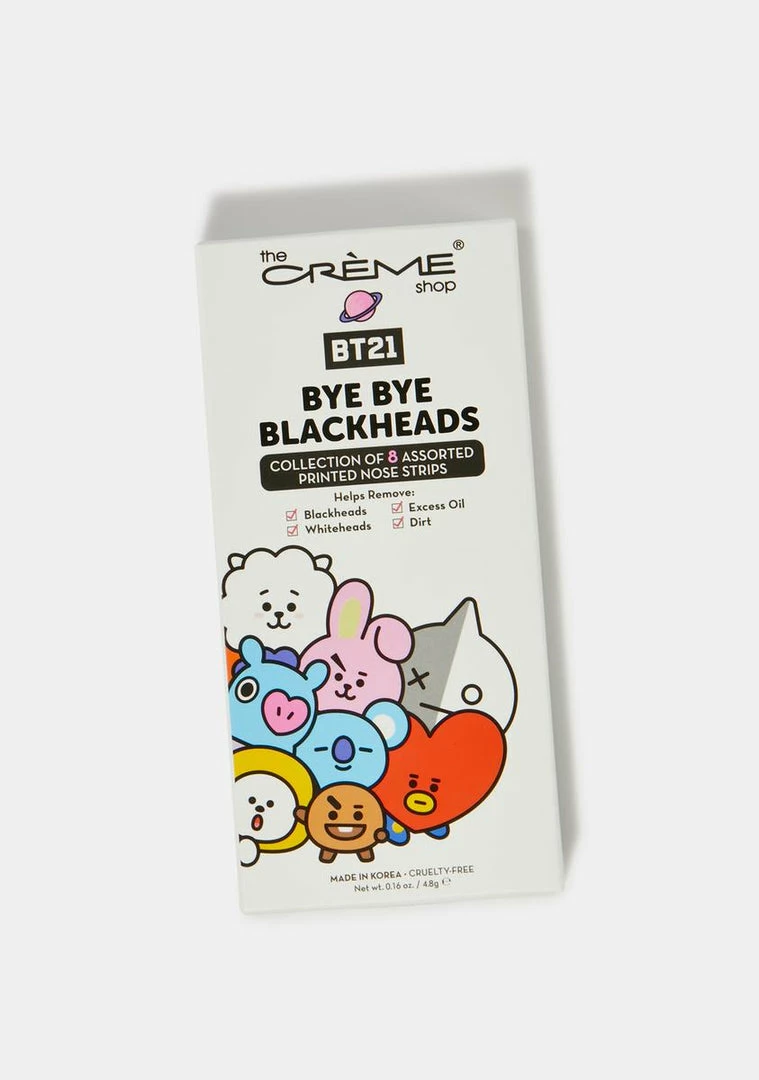 Flash Sale π The Creme Shop Face & Body X BT21 Bye Bye Blackheads Nose Strips π 2 The Creme Shop Face & Body X BT21 Bye Bye Blackheads Nose Strips