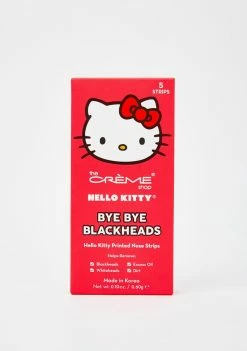 The Creme Shop Face & Body Hello Kitty Bye Bye Blackhead Nose Strips