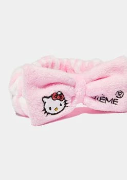 Wholesale 💯 The Creme Shop Tools & Accessories X Hello Kitty Striped 3D Bow Headband ⭐ 5 The Creme Shop Tools & Accessories X Hello Kitty Striped 3D Bow Headband