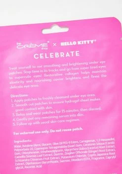 Coupon ⭐ The Creme Shop Hello Kitty Under Eye Patches Wellness 🎁 5 The Creme Shop Hello Kitty Under Eye Patches Wellness